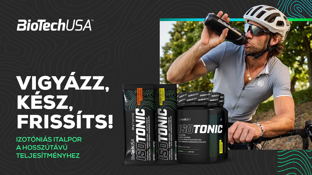 BioTechUSA - Tour de Mátra hivatalos frissítőpartner